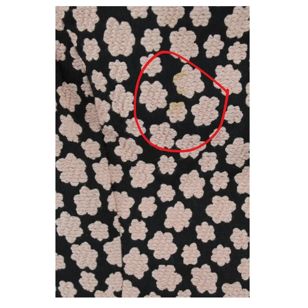kate spade New York‎ Jacquard Petal Print Mini Dress Pink Black Size 2 (Flaw)